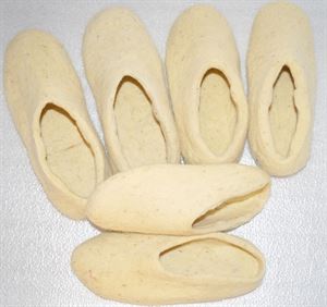 Picture of Slippers handmade rolls classic light