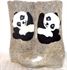 Picture of "Panda Bear" felt boots handmade, 23-26 cm