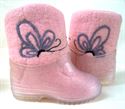 Picture of Felt boots for girls, 16 cm