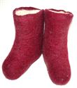 Picture of  Children's felt boots hand made with fur, 18 cm