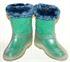 Picture of  Children's felt boots hand made with fur, 17 cm
