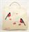 Picture of Eco bags with handmade painting "Bullfinch"