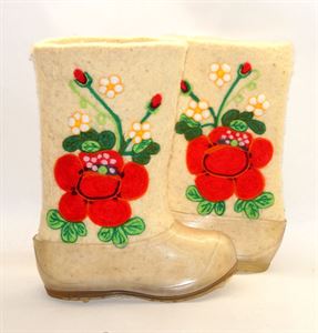 Picture of Handpainted felt boots , 24-30 cm