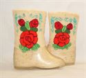 Picture of handmade felted wool boots baby, 20-22 cm