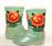 Picture of winter felted handmade boots with hand-painted, 18 cm