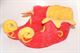 Picture of Handmade painted chuni, 23-26 cm